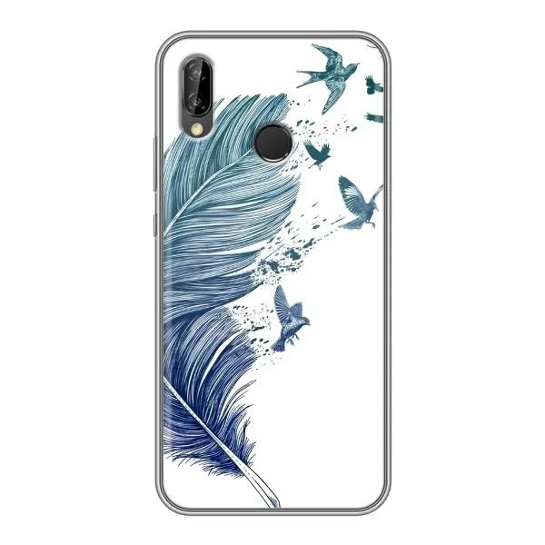 Чехол с принтом «Перышко» для Huawei P Smart 2019