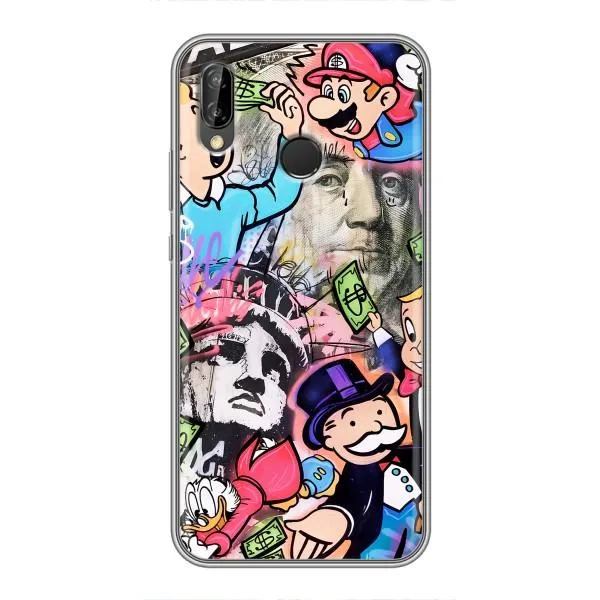 Чехол с принтом «Monopoly man» для Huawei P Smart 2019