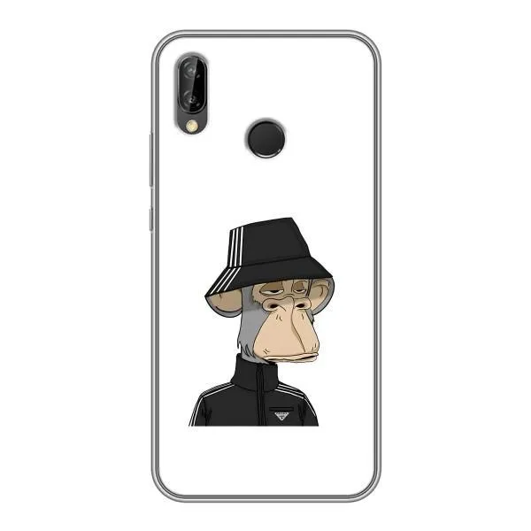 Чехол с принтом «обезьяна NFT Adidas» для Huawei P Smart 2019