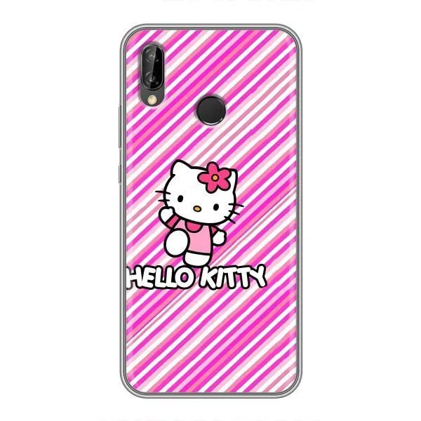 Чохол з принтом «Hello Kytty» для Huawei P Smart 2019