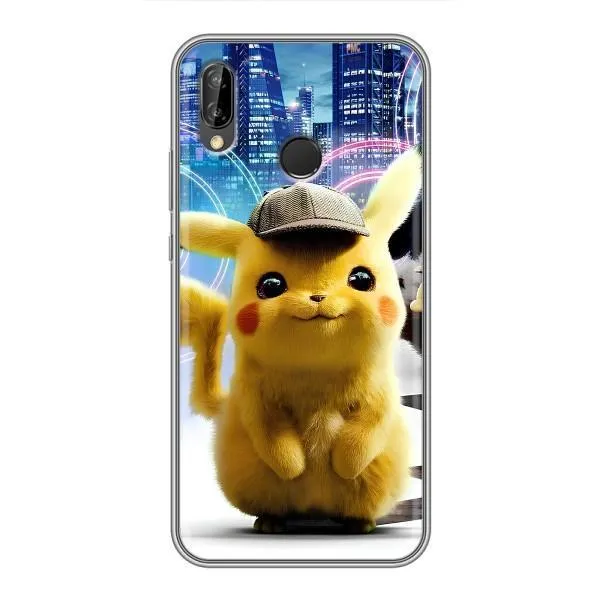Чехол с принтом «Пикачу в городе» для Huawei P Smart 2019
