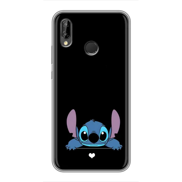 Чохол з принтом «Стіч на чорному» для Huawei P Smart 2019