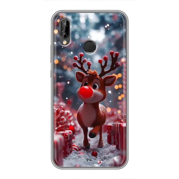 Чохол з принтом «Олень серед подарунків» для Huawei P Smart 2019 Чохол з принтом «Олень серед подарунків» для Huawei P Smart 2019