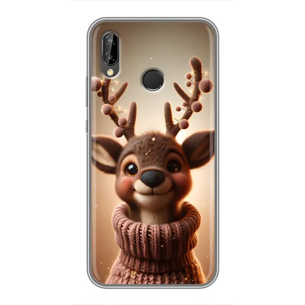 Чохол з принтом «Олень в светрі» для Huawei P Smart 2019 Чохол з принтом «Олень в светрі» для Huawei P Smart 2019