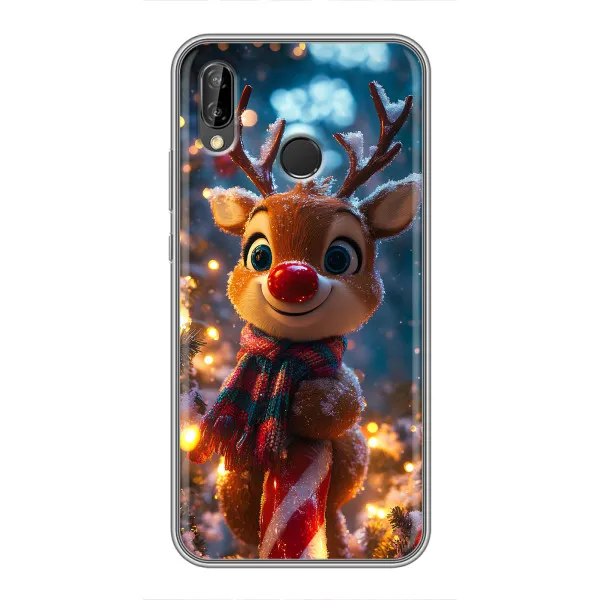 Чохол з принтом «Олень з шарфом» для Huawei P Smart 2019 Чохол з принтом «Олень з шарфом» для Huawei P Smart 2019