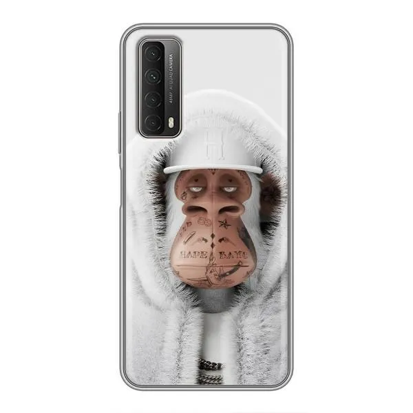 Чехол с принтом «обезьяна NFT в тату» для Huawei P Smart 2021