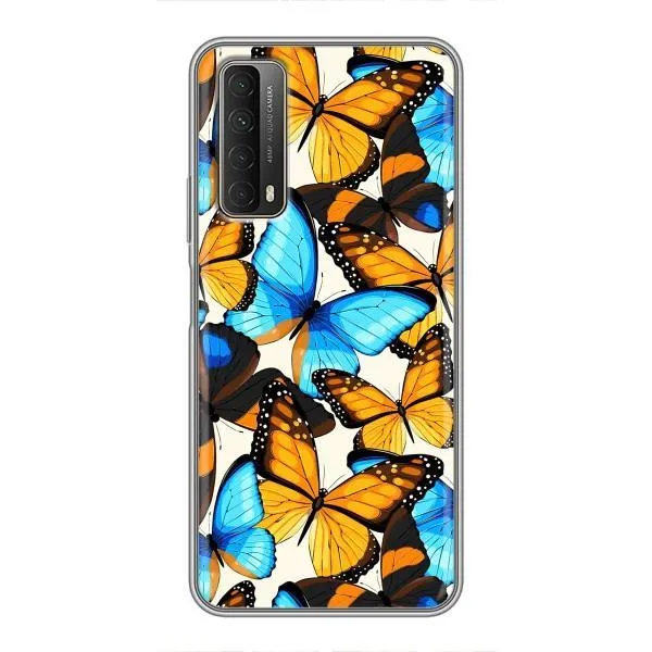 Чехол с принтом «Яркие бабочки» для Huawei P Smart 2021 Чехол с принтом «Яркие бабочки» для Huawei P Smart 2021