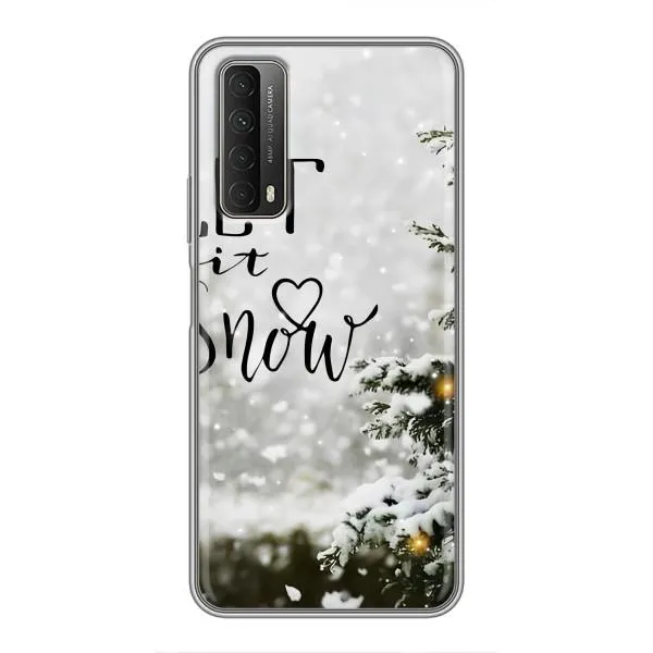 Чехол с принтом «Let it snow» для Huawei P Smart 2021