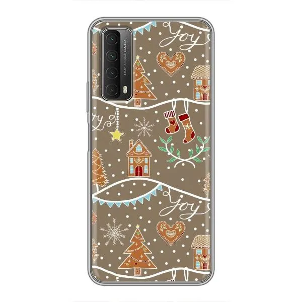 Чехол с принтом «Новогодние пряники» для Huawei P Smart 2021