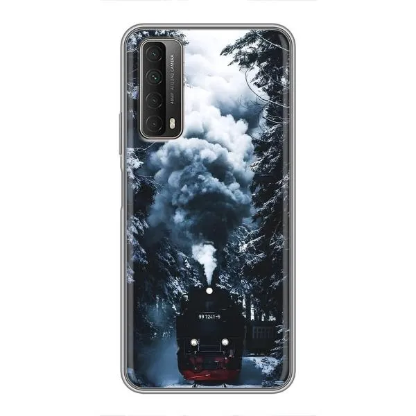 Чехол с принтом «Зимний поезд» для Huawei P Smart 2021
