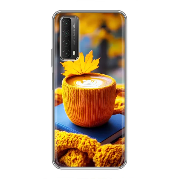 Чохол з принтом «Кава на жовтому пледі» для Huawei P Smart 2021 Чохол з принтом «Кава на жовтому пледі» для Huawei P Smart 2021