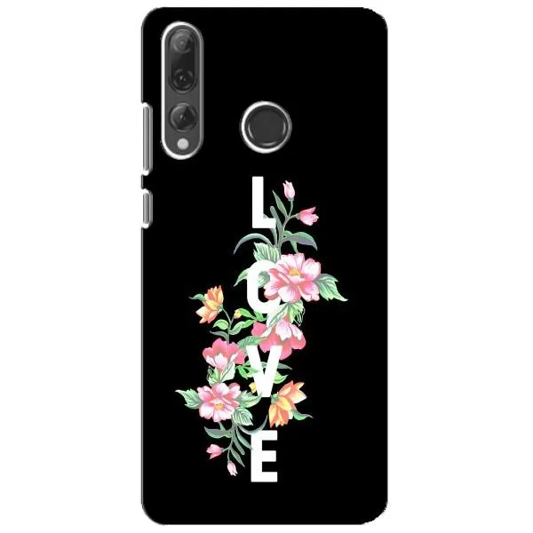 Чехол с принтом «Цветы LOVE» для Huawei P Smart Plus 2019