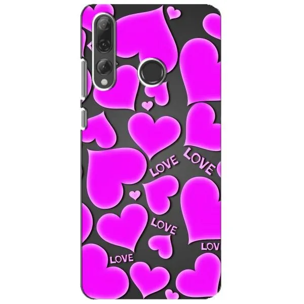 Чехол с принтом «Pink hearts» для Huawei P Smart Plus 2019