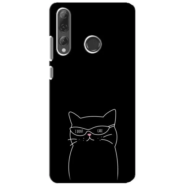 Чехол с принтом «Равнодушный кот» для Huawei P Smart Plus 2019