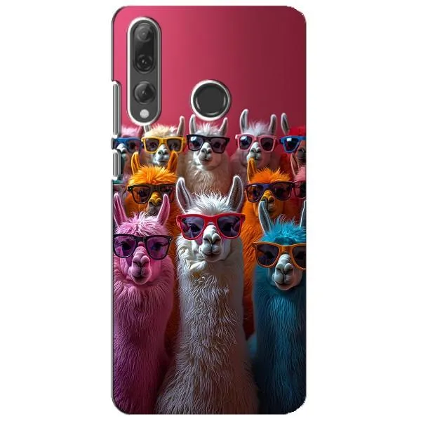 Чехол с принтом «Ламы в очках» для Huawei P Smart Plus 2019
