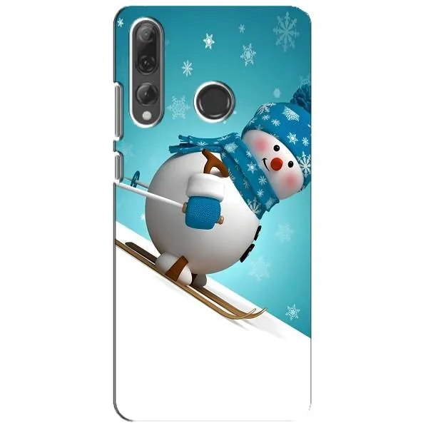 Чехол с принтом «Снеговик на лыжах» для Huawei P Smart Plus 2019