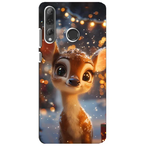 Чохол з принтом «Оленятко серед гірлянд» для Huawei P Smart Plus 2019