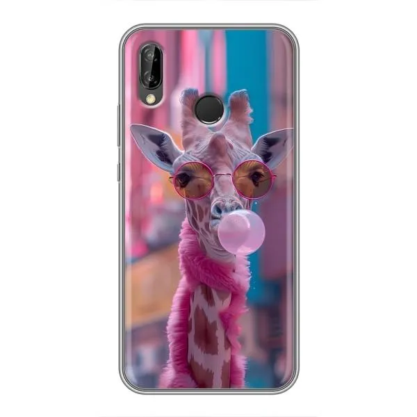 Чехол с принтом «Стильный жирав» для Huawei P Smart Plus (Nova 3i, INE-LX1)