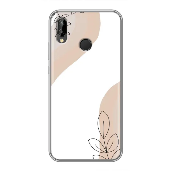 Чохол з принтом «Нюдова гілочка абстракція» для Huawei P Smart Plus (Nova 3i, INE-LX1)