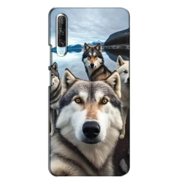 Чехол с принтом «Селфи ХАски» для Huawei P Smart Pro