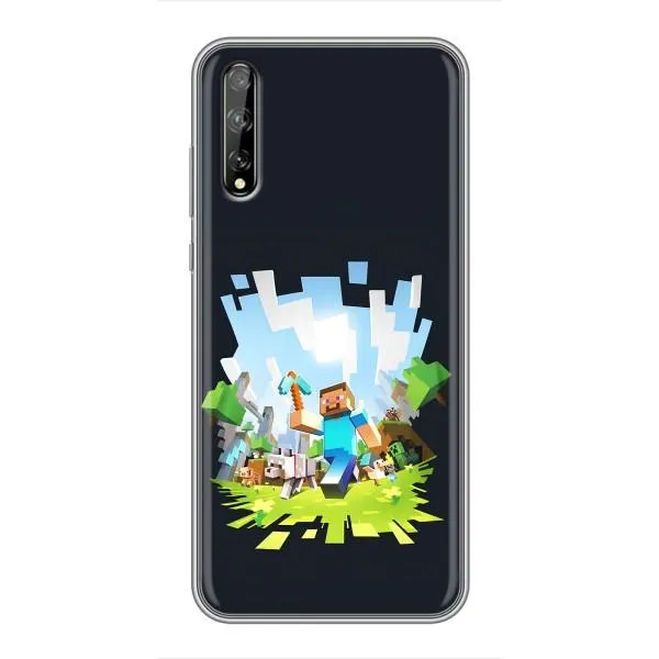 Чохол з принтом «персонажі Minecraft» для Huawei P Smart Pro