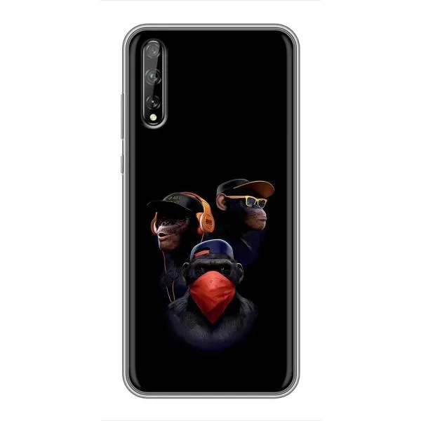 Чехол с принтом «Три обезьяны» для Huawei P Smart Pro