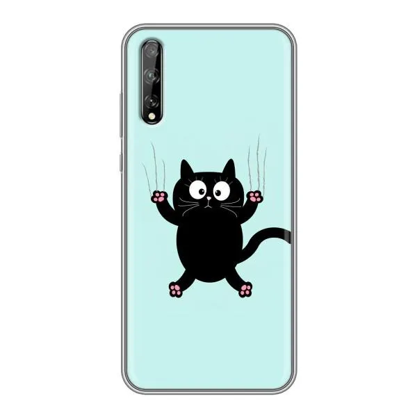Чехол с принтом «Падающий кот» для Huawei P Smart Pro