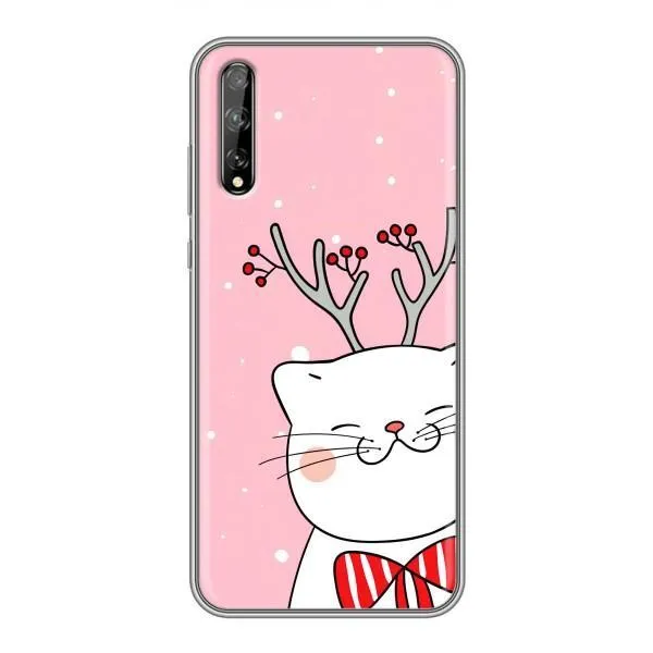 Чехол с принтом «Зимний кот» для Huawei P Smart Pro Чехол с принтом «Зимний кот» для Huawei P Smart Pro