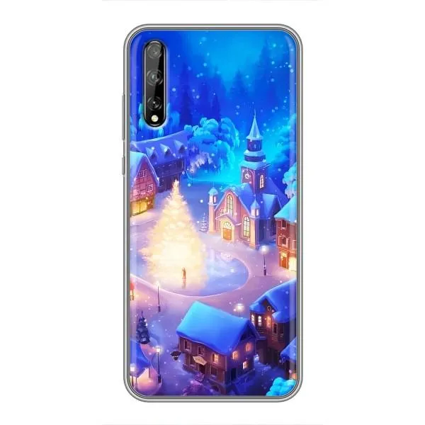 Чехол с принтом «Рождественский город» для Huawei P Smart Pro
