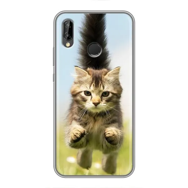 Чехол с принтом «Прыжок кота» для Huawei P Smart Z / Y9 Prime 2019