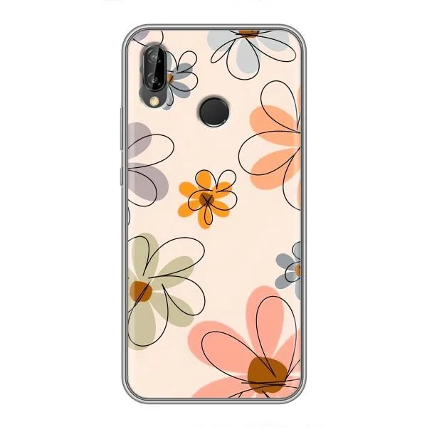 Чохол з принтом «Кольорові квіти» для Huawei P Smart Z / Y9 Prime 2019
