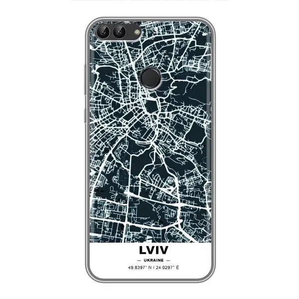 Чехол с принтом «Львов» для Huawei P Smart (Enjoy 7s, FIG-LA1)