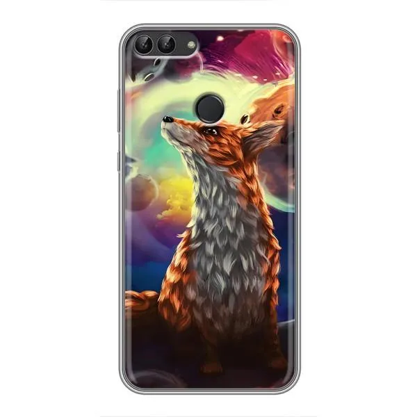Чехол с принтом «Лисица в космосе» для Huawei P Smart (Enjoy 7s, FIG-LA1)