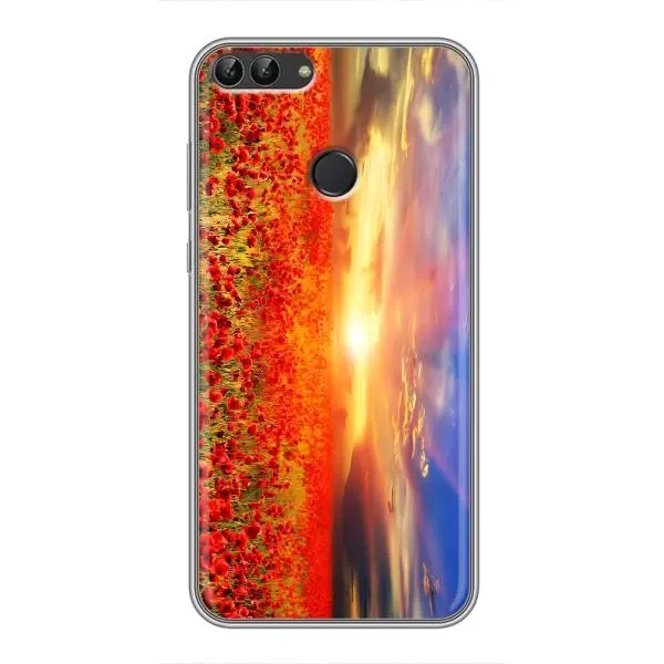 Чохол з принтом «Поле тюльпанів» для Huawei P Smart (Enjoy 7s, FIG-LA1)