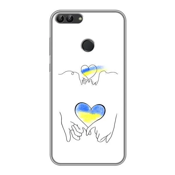 Чехол с принтом «Мир Украине» для Huawei P Smart (Enjoy 7s, FIG-LA1)