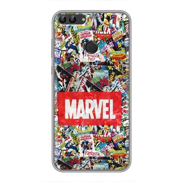 Чехол с принтом «Марвел комиксы» для Huawei P Smart (Enjoy 7s, FIG-LA1)