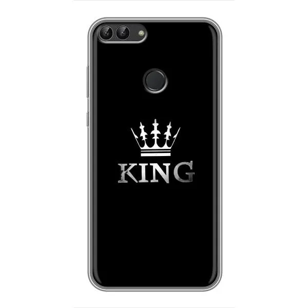 Чохол з принтом «KING» для Huawei P Smart (Enjoy 7s, FIG-LA1)
