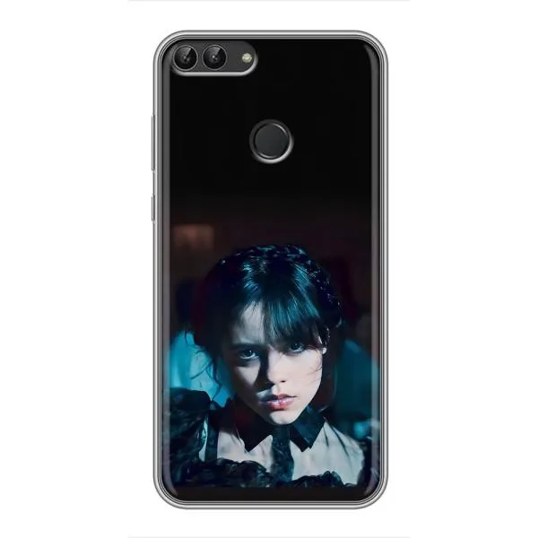 Чехол с принтом «взгляд Уэнздей» для Huawei P Smart (Enjoy 7s, FIG-LA1)