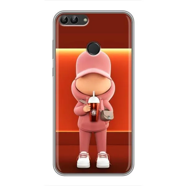Чехол с принтом «С Кофе» для Huawei P Smart (Enjoy 7s, FIG-LA1)