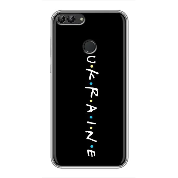 Чехол с принтом «UKRAINE» для Huawei P Smart (Enjoy 7s, FIG-LA1)