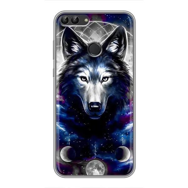 Чехол с принтом «Волк» для Huawei P Smart (Enjoy 7s, FIG-LA1)