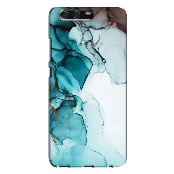 Чехол с принтом «Бирюзовый мрамор» для Huawei P10 Plus (VKY)