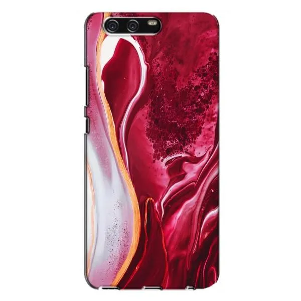 Чехол с принтом «Мрамор красный» для Huawei P10 Plus (VKY)