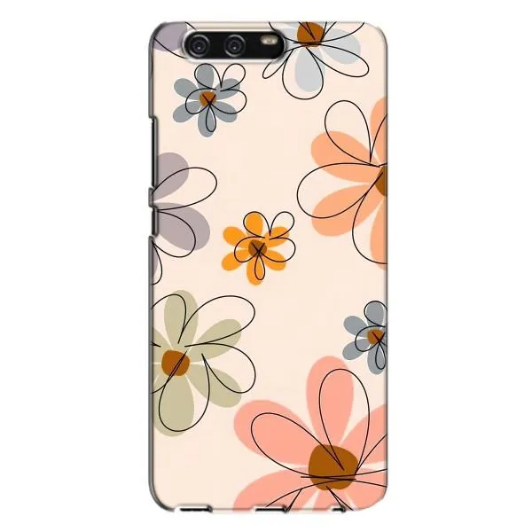 Чохол з принтом «Кольорові квіти» для Huawei P10 Plus (VKY)
