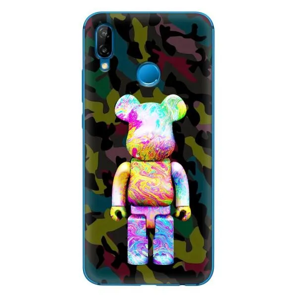 Чехол с принтом «Яркий Bearbrick» для Huawei P20 Lite (2019)