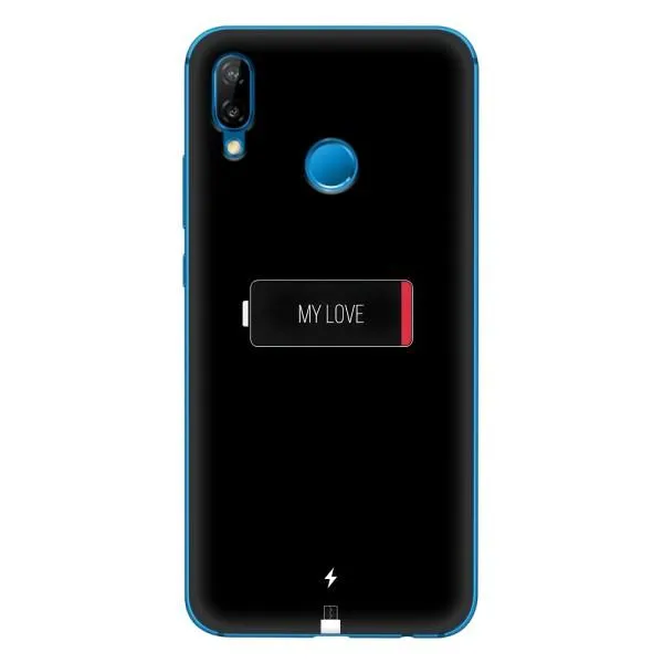 Чехол с принтом «Love battery» для Huawei P20 Lite (2019)