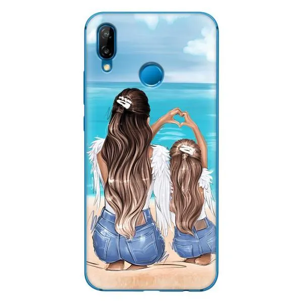 Чехол с принтом «Мама с доченькой» для Huawei P20 Lite (2019)