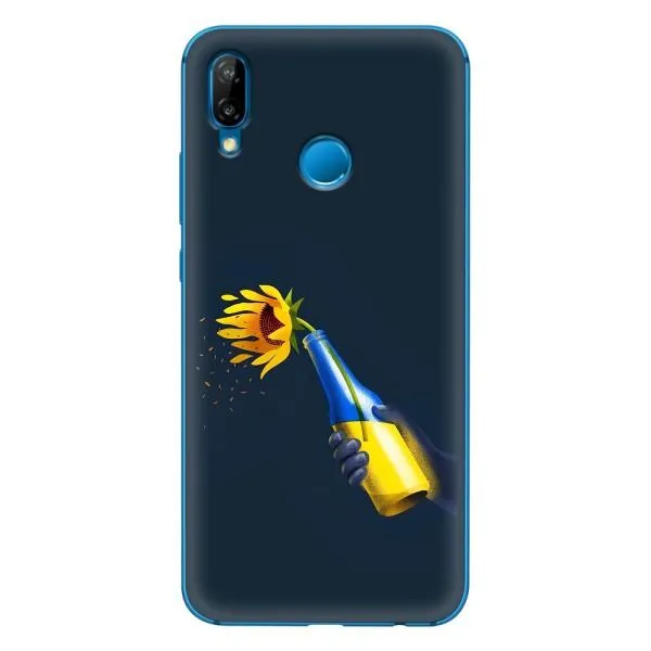 Чехол с принтом «Коктейль молотова» для Huawei P20 Lite (2019)