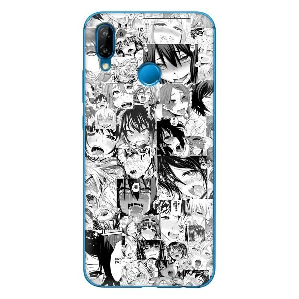 Чехол с принтом «Ahegao manga» для Huawei P20 Lite (2019)