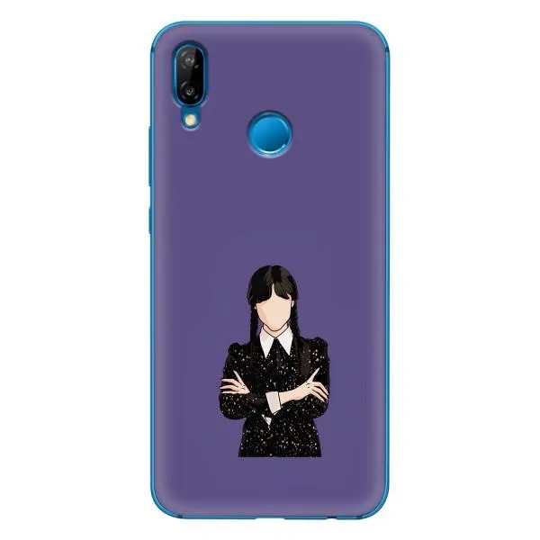 Чехол с принтом «Уэнздей в черном» для Huawei P20 Lite (2019) Чехол с принтом «Уэнздей в черном» для Huawei P20 Lite (2019)